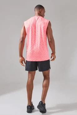 Man Active Lightweight Space Dye Marl Regular Fit Tank | UK^boohooMAN Hot