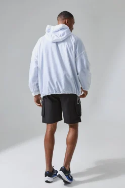 boohooMAN Man Active Mesh Lined Oversized Windbreaker | UK| Coats & Jackets