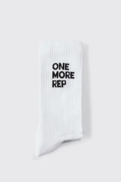 boohooMAN Man Active One More Rep Crew Socks | UK| Underwear & Socks|Underwear & Socks
