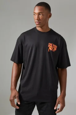 Man Active One More Rep Graphic Oversized T-shirt | UK^boohooMAN New