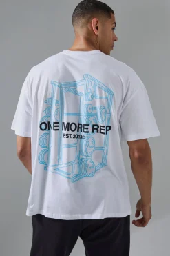 Man Active One More Rep Oversized T-shirt | UK^boohooMAN Discount
