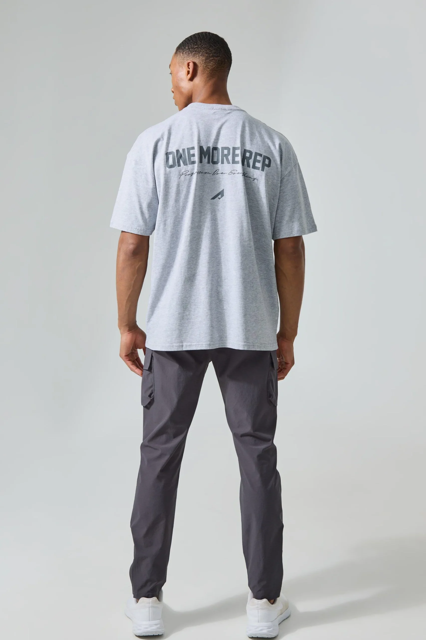 Man Active Oversized One More Rep T-shirt | UK^boohooMAN Sale