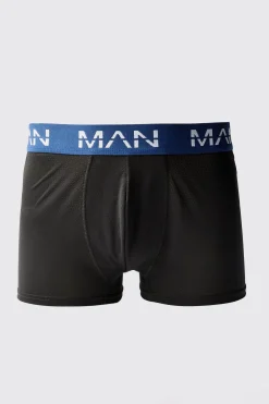 boohooMAN Man Active Performance 3 Pack Boxer Coloured Waistband | UK| Underwear & Socks|Underwear & Socks