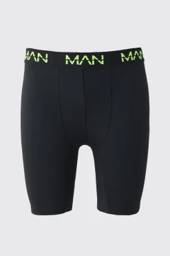 boohooMAN Man Active Performance 7inch Long 3 Pack Boxer Neon Logo | UK| Underwear & Socks|Underwear & Socks
