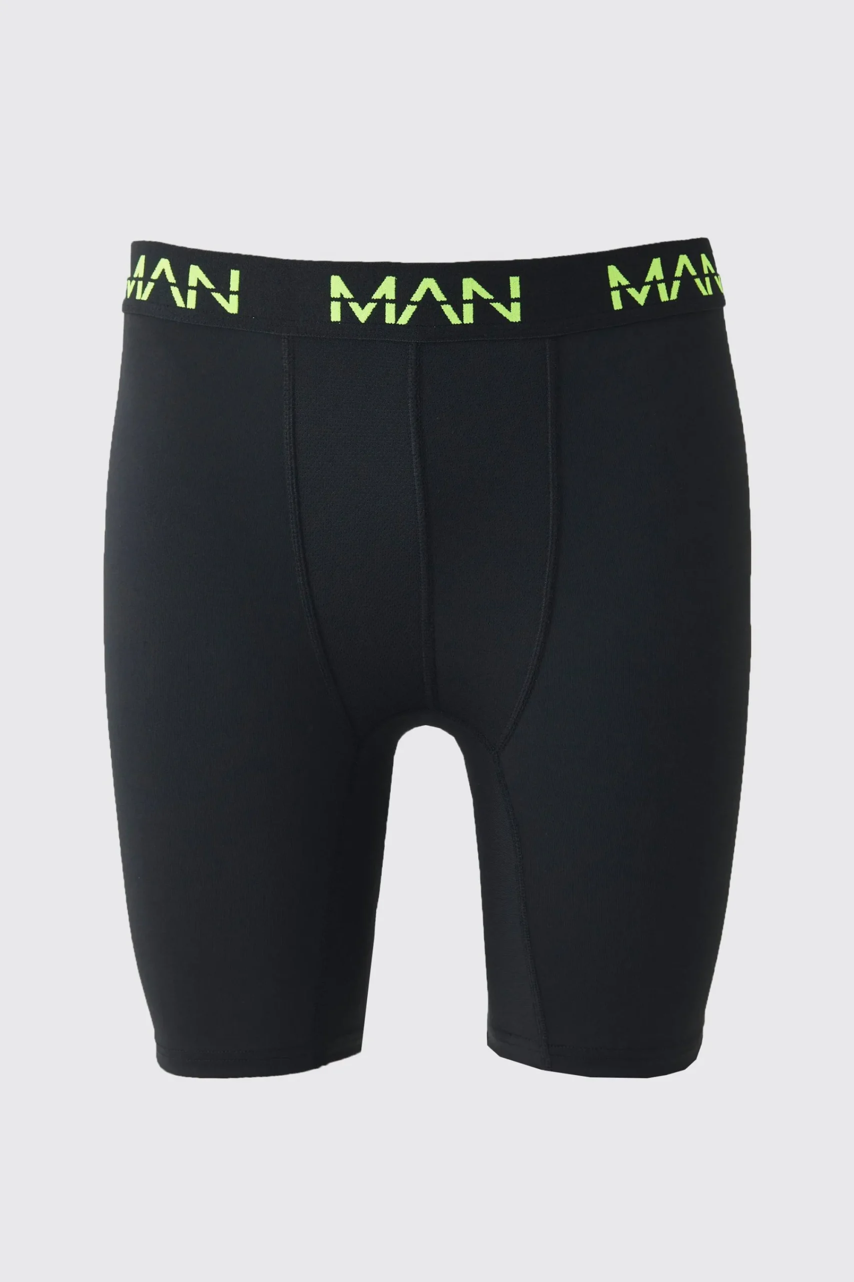 boohooMAN Man Active Performance 7inch Long 3 Pack Boxer Neon Logo | UK| Underwear & Socks|Underwear & Socks