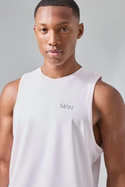 Man Active Performance Reg Fit Tank | UK^boohooMAN Clearance