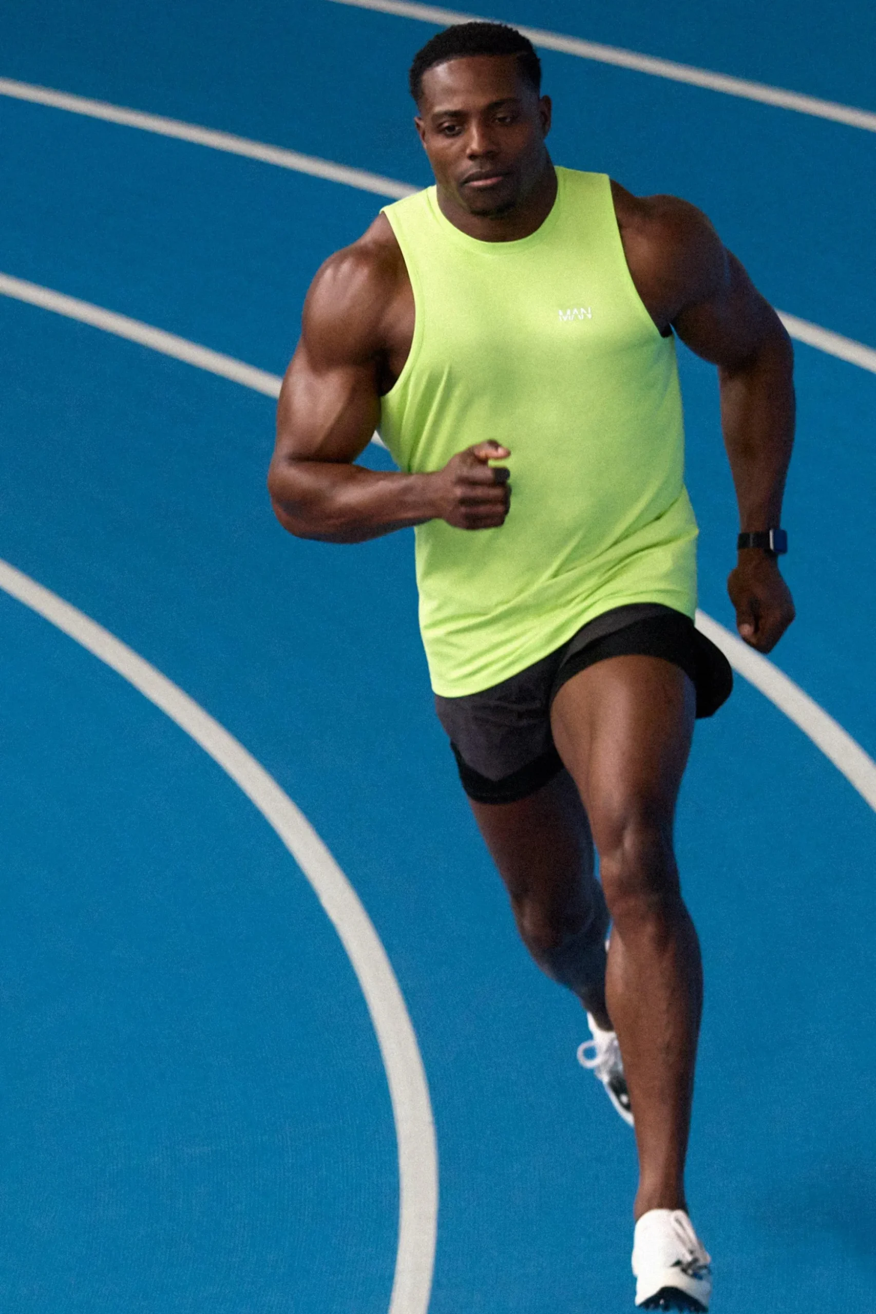 Man Active Performance Reg Fit Tank | UK^boohooMAN Best