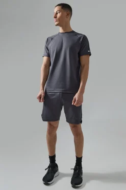boohooMAN Man Active Performance T-shirt & Short Set | UK| Tracksuits