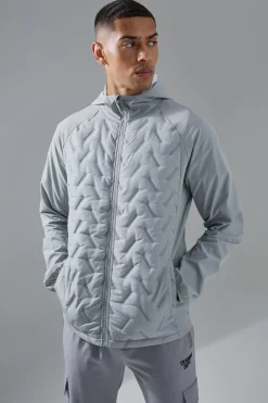 boohooMAN Man Active Quilted Hooded Jacket | UK| Coats & Jackets