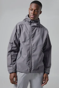 boohooMAN Man Active Regular Fit Trail Windbreaker | UK| Coats & Jackets