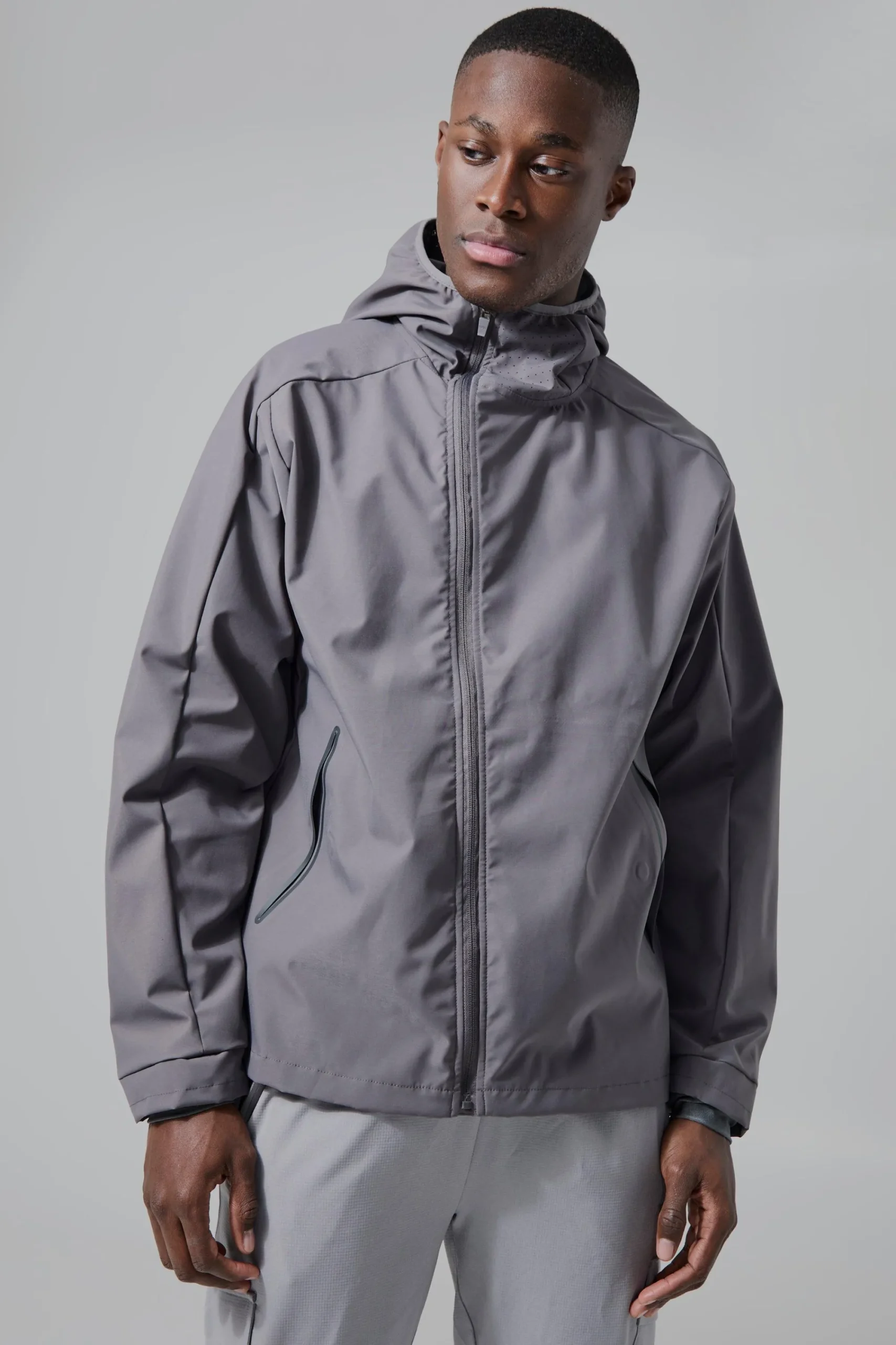 boohooMAN Man Active Regular Fit Trail Windbreaker | UK| Coats & Jackets