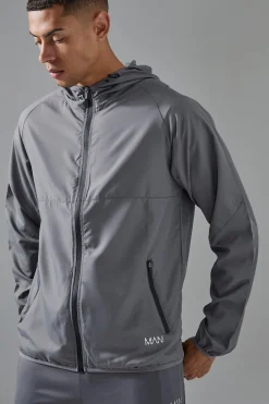 boohooMAN Man Active Ripstop Shower Resist Windbreaker | UK| Coats & Jackets