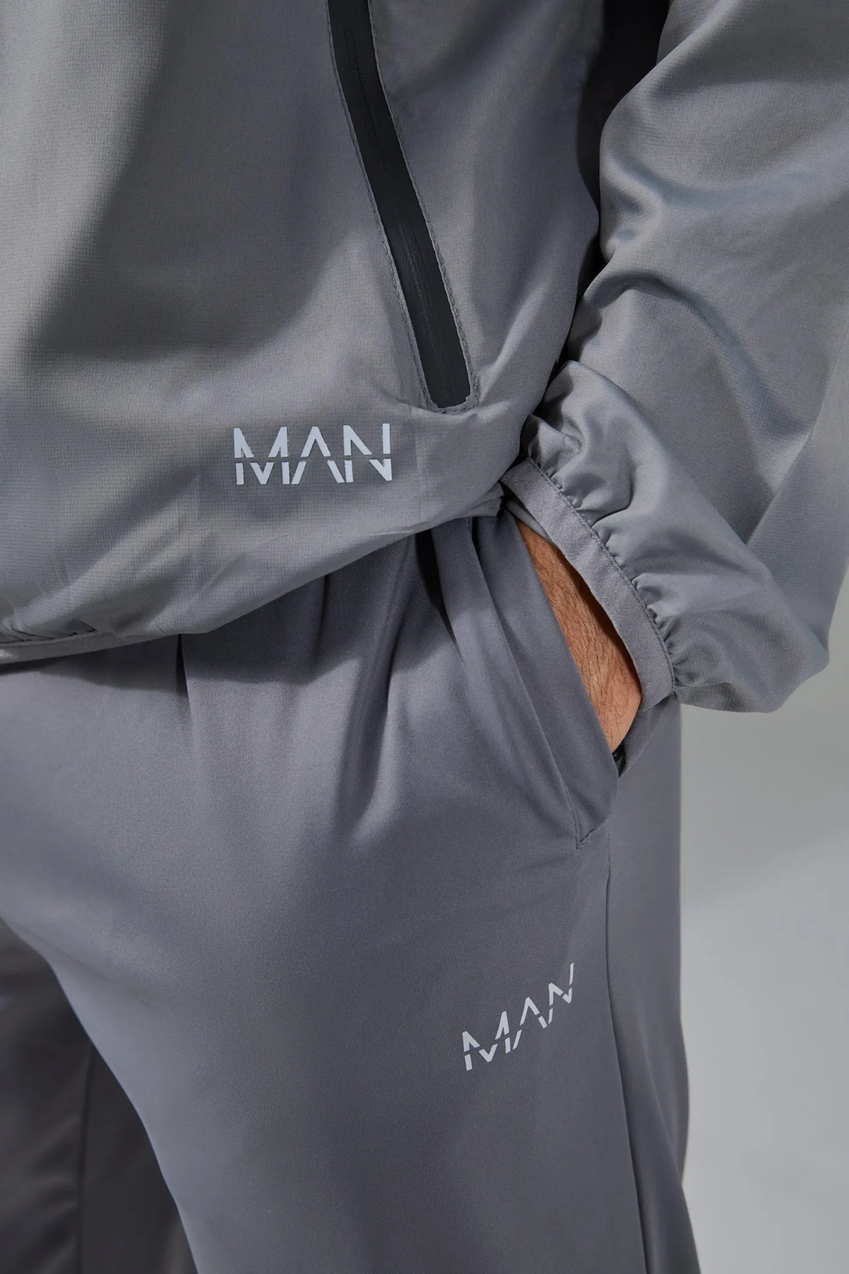 boohooMAN Man Active Ripstop Shower Resist Windbreaker | UK| Coats & Jackets