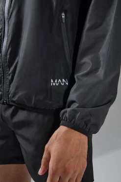 boohooMAN Man Active Ripstop Shower Resist Windbreaker | UK| Coats & Jackets