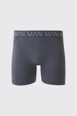 boohooMAN Man Active Seamless 7inch Long Boxer | UK| Underwear & Socks|Underwear & Socks