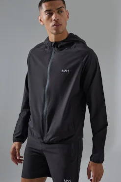 boohooMAN Man Active Stretch Ripstop Short & Windbreaker Tracksuit | UK| Coats & Jackets|Tracksuits