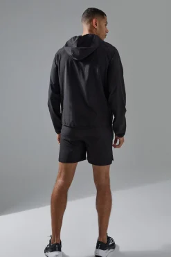 boohooMAN Man Active Stretch Ripstop Short & Windbreaker Tracksuit | UK| Coats & Jackets|Tracksuits