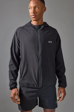 boohooMAN Man Active Stretch Ripstop Regular Fit Windbreaker | UK| Coats & Jackets