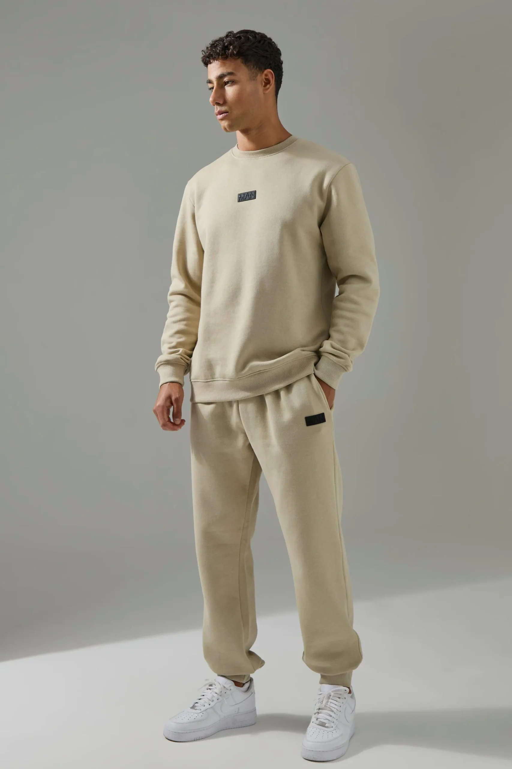 boohooMAN Man Active Sweatshirt & Jogger Tracksuit | UK| Tracksuits