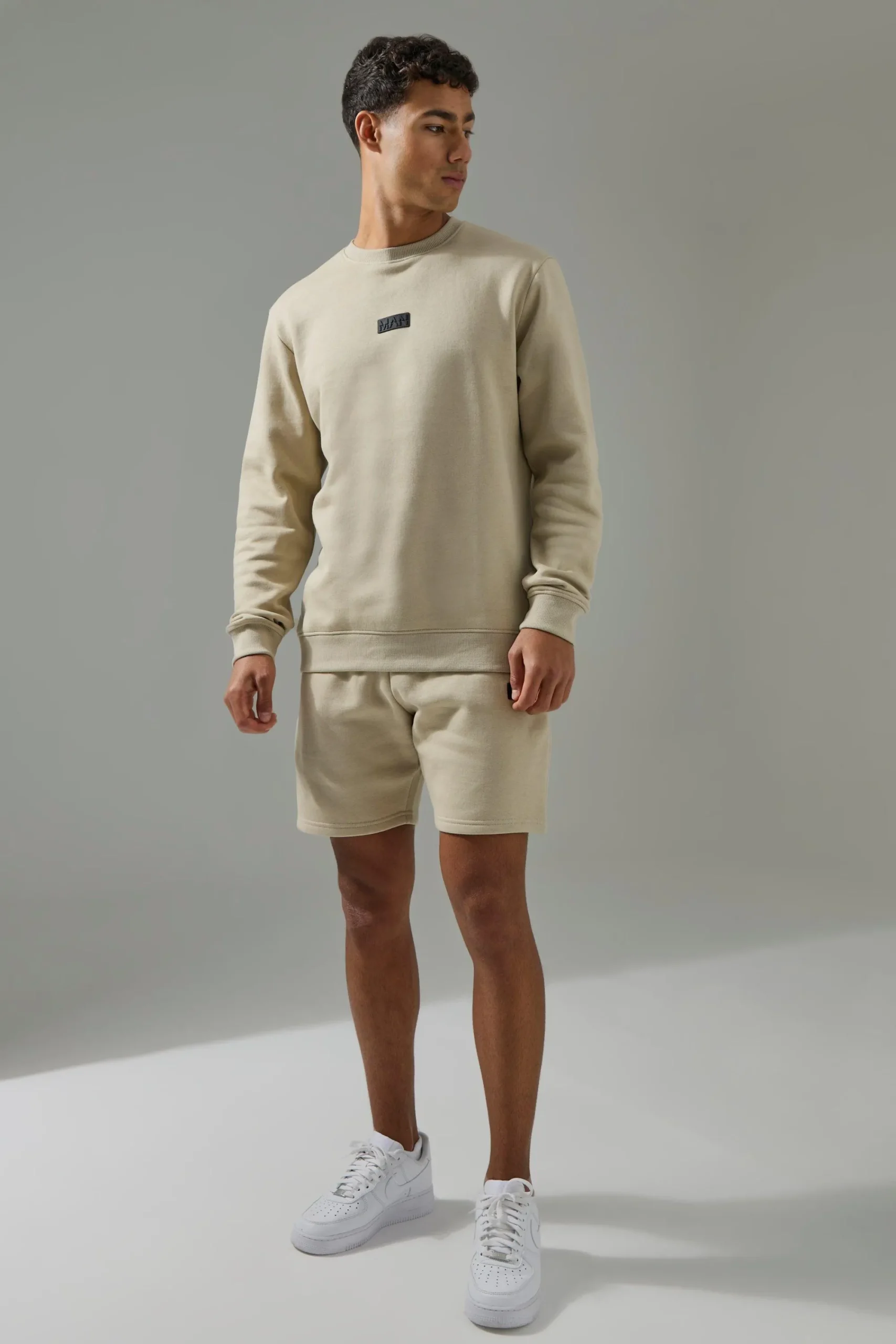 boohooMAN Man Active Sweatshirt & Short Tracksuit | UK| Tracksuits
