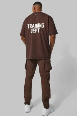 Man Active Training Dept Performance Oversized T Shirt | UK^boohooMAN Online