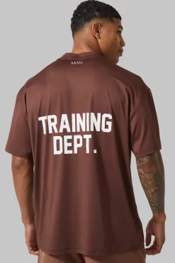 Man Active Training Dept Performance Oversized T Shirt | UK^boohooMAN Best