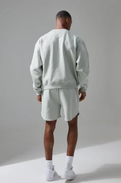 boohooMAN Man Active Training Dept Boxy Sweatshirt Short Tracksuit | UK| Tracksuits