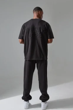 Man Active Training Dept Oversized Embossed T-shirt | UK^boohooMAN Best