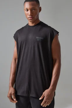 Man Active Training Dept Oversized Tank Top | UK^boohooMAN Best