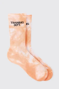 boohooMAN Man Active Training Dept Tie-dye Crew Socks | UK| Underwear & Socks|Underwear & Socks