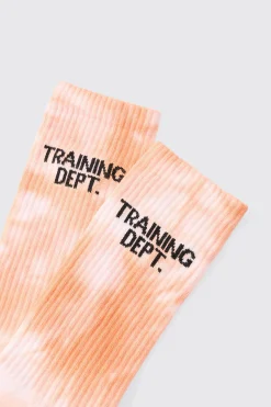 boohooMAN Man Active Training Dept Tie-dye Crew Socks | UK| Underwear & Socks|Underwear & Socks
