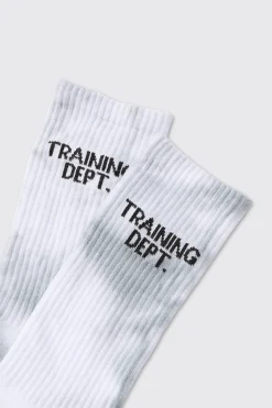 boohooMAN Man Active Training Dept Tie-dye Crew Socks | UK| Underwear & Socks|Underwear & Socks