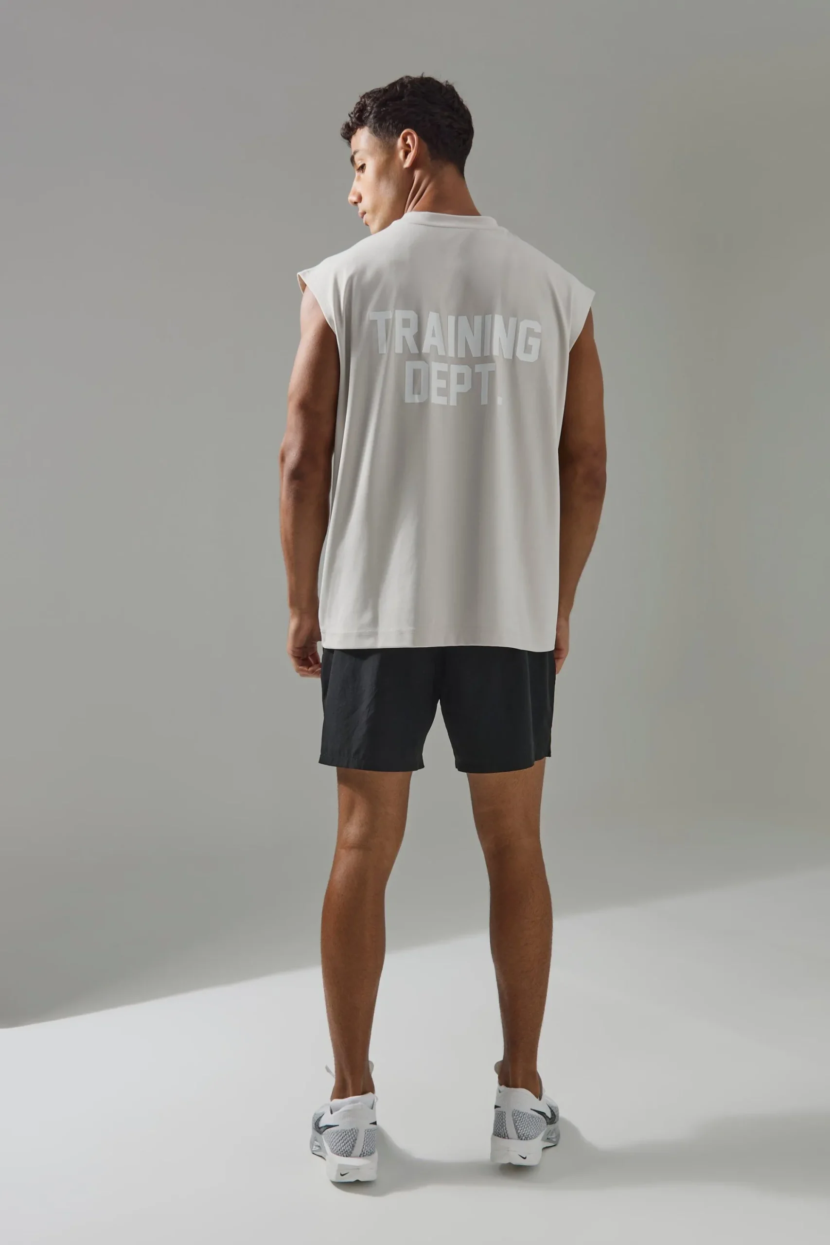 Man Active Training Dept Oversized Performance Tank | UK^boohooMAN Online