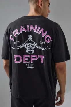 Man Active Training Dept Oversized T-shirt | UK^boohooMAN Hot