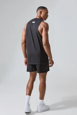 Man Active X Og Gym Drop Arm Regular Fit Tank | UK^boohooMAN
