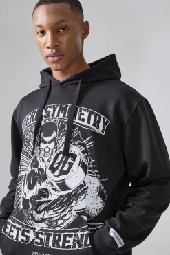 boohooMAN Man Active X Og Gym Oversized Graphic Hoodie | UK| Hoodies & Sweatshirts