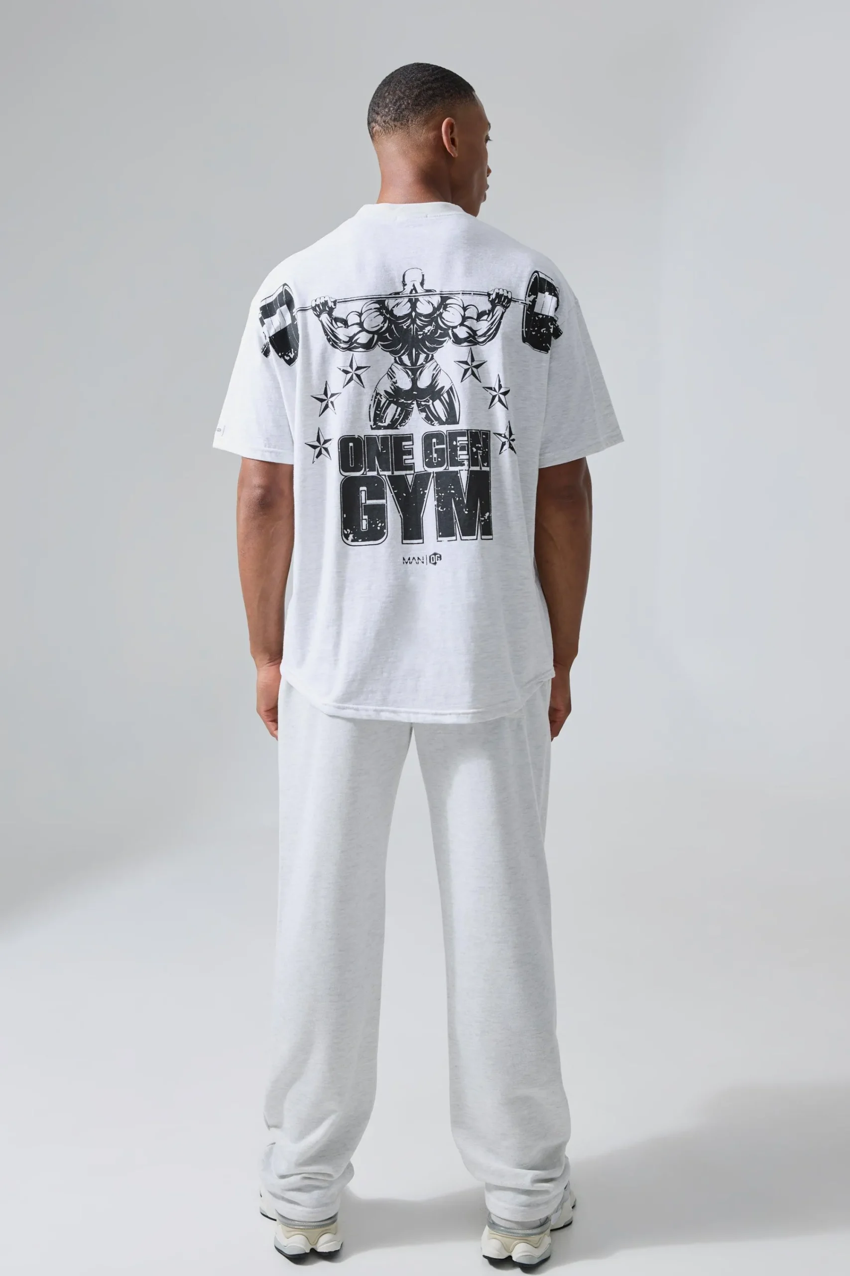 Man Active X Og Gym Oversized Xxl Back Print T-shirt | UK^boohooMAN New