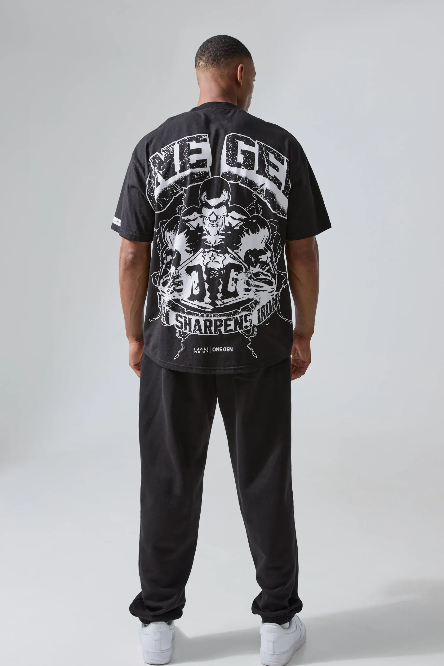 Man Active X Og Gym Oversized Extended Neck T-shirt | UK^boohooMAN Clearance