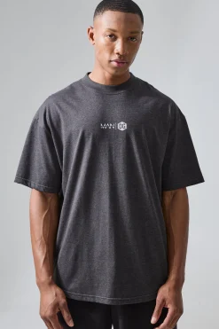 Man Active X Og Gym Oversized Extended Neck T-shirt | UK^boohooMAN Outlet