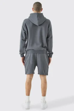 boohooMAN Man Boxy Hoodie Short Tracksuit | UK| Tracksuits