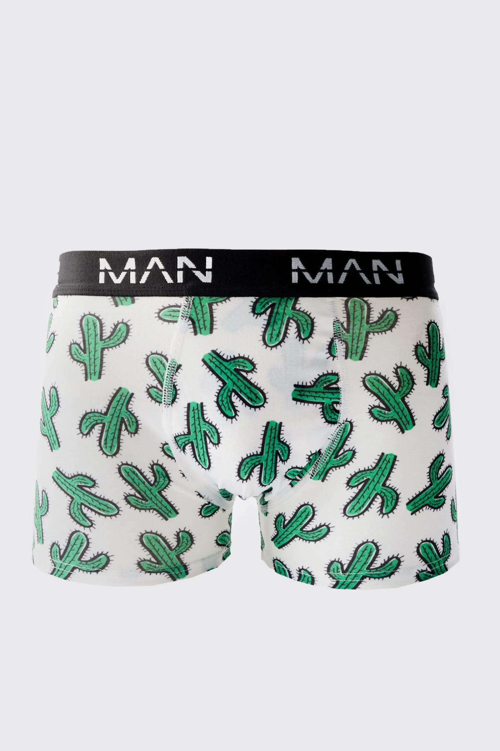 boohooMAN Man Cactus Printed Boxers | UK| Underwear & Socks|Underwear & Socks
