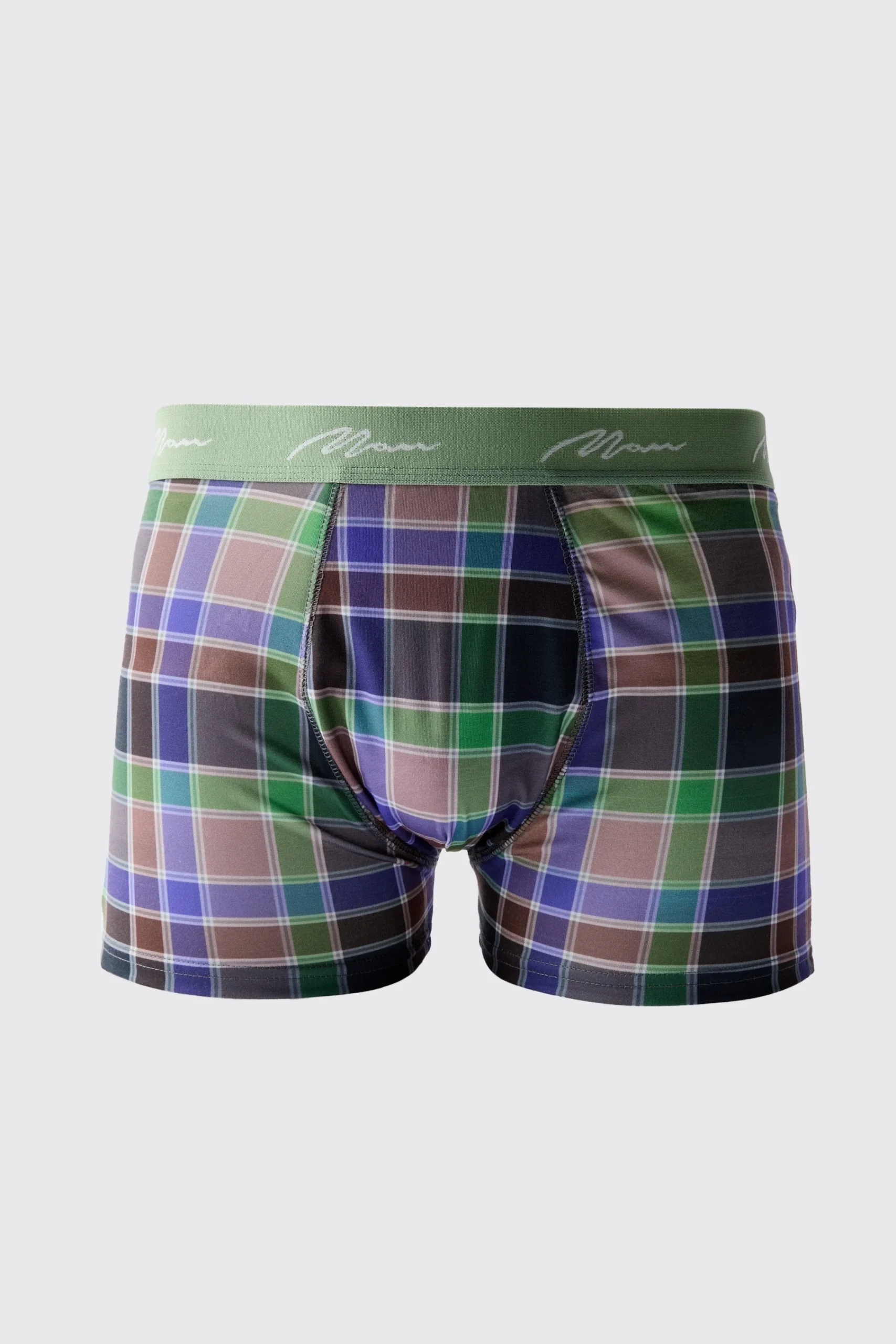 boohooMAN Man Check Printed Boxers | UK| Underwear & Socks|Underwear & Socks