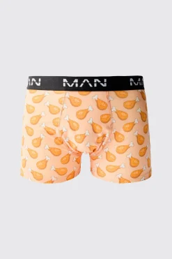 boohooMAN Man Chicken Leg Printed Boxers | UK| Underwear & Socks|Underwear & Socks