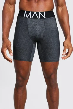 boohooMAN MAN Dash Contrast Stitch Long Length Sports Boxer | UK| Underwear & Socks|Underwear & Socks