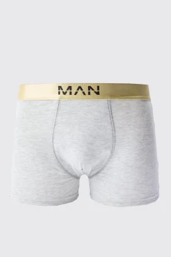 boohooMAN Man Dash Gold Waistband Boxer | UK| Underwear & Socks|Underwear & Socks