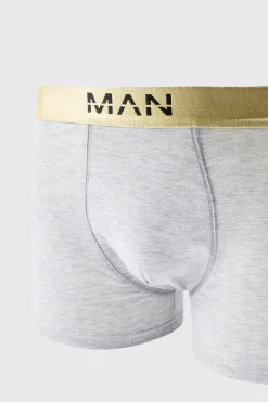 boohooMAN Man Dash Gold Waistband Boxer | UK| Underwear & Socks|Underwear & Socks