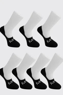 boohooMAN MAN Dash Invisible 7 Pack Socks | UK| Underwear & Socks|Underwear & Socks