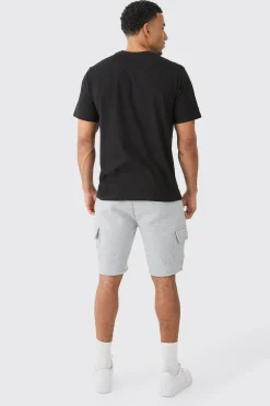 boohooMAN Man Dash Loose Fit Mid Length Cargo Short | UK| Shorts