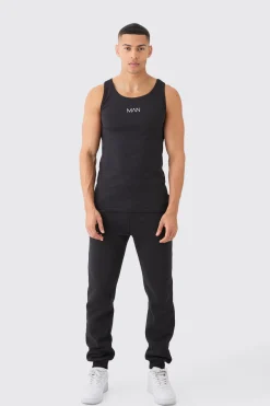 Man Dash Muscle Fit Vest | UK^boohooMAN