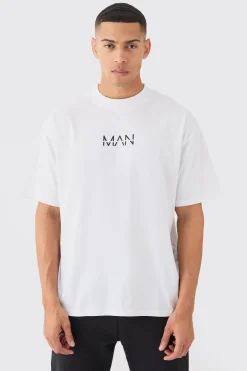 Man Dash Oversized Basic Extended Neck T-shirt | UK^boohooMAN Discount